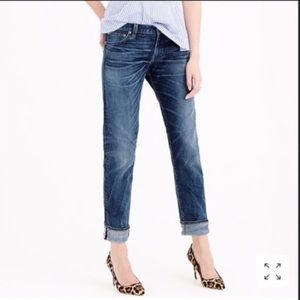 J Crew slim broken-in boyfriend jean, size 30